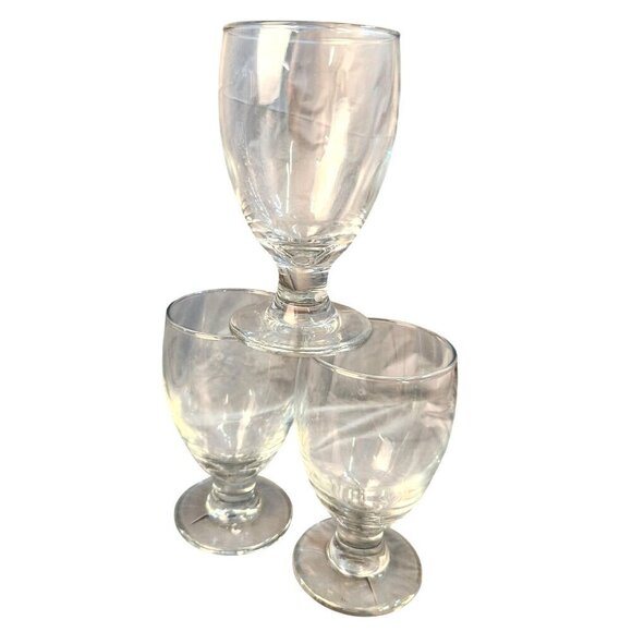 Libby Acopa Clear Glass Goblets For Water/Wine/Cocktails 10.5 oz Set of 6 Capac - Picture 4 of 9